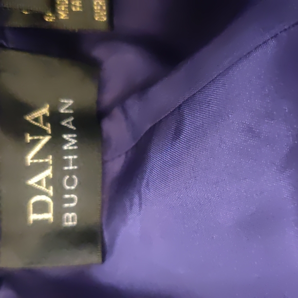 Dana Buchman Dark Purple Wide Leg Pants - Picture 4 of 5